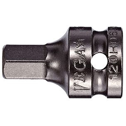 Socket Bit, Hex, 3 mm x 3/4" L, 1/4" Drive MAS Chibougamau