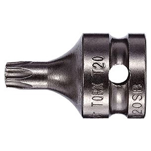 Socket Bit, Torx&reg;, 25 x 1-1/8" L, 3/8" Drive MAS Chibougamau