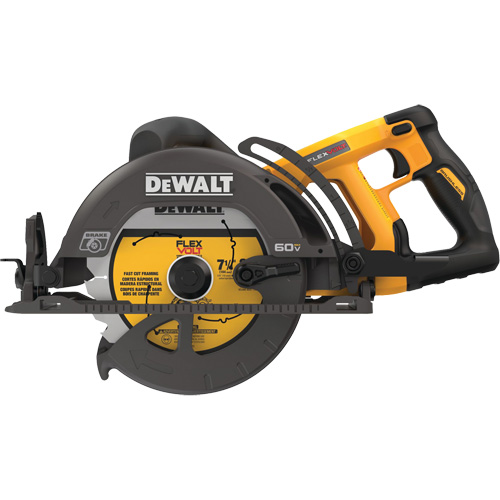 FlexVolt&reg; Worm Drive Style Saw (Tool Only), 7-1/4", 60 V MAS Chibougamau