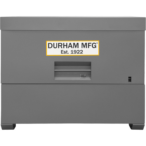 Piano Style Jobsite Storage Box, 60-1/2" W x 34-3/4" D x 49-3/8" H, Grey MAS Chibougamau
