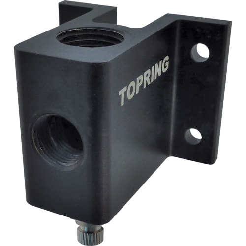 Collecteur pour conduite d'air compress&eacute; avec drain MAS Chibougamau
