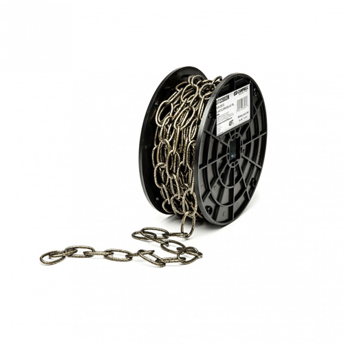 Decorator Chain, Carbon Steel, #10 x 40' (12.2 m) L, 35 lbs. (0.0175 tons) Load Capacity MAS Chibougamau