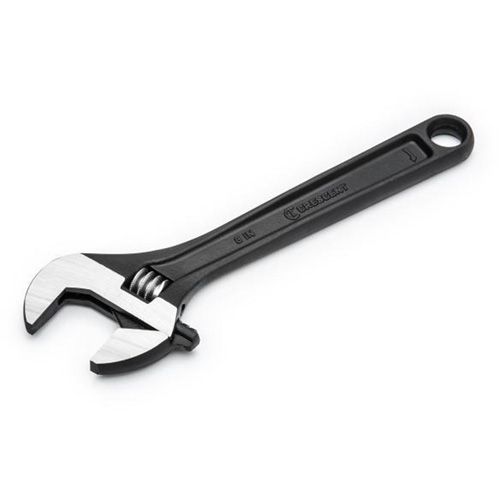 Cl&eacute; &agrave; molette, 8" lo, la max. 1-1/8", Oxyde noir MAS Chibougamau