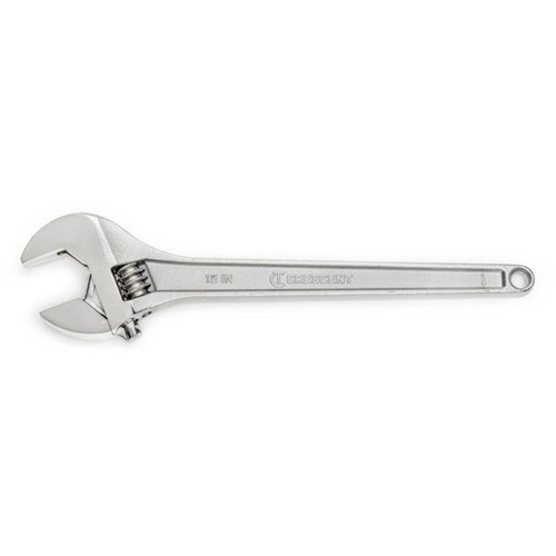 Cl&eacute; &agrave; molette, 15" lo, la max. 1-11/16", Chrome MAS Chibougamau