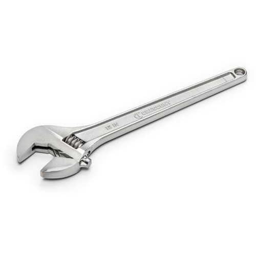 Cl&eacute; &agrave; molette, 15" lo, la max. 1-11/16", Chrome MAS Chibougamau