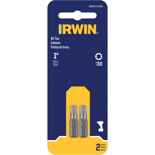 Embouts de tournevis &agrave; ins&eacute;rer, Torx, T-30, Prise 1/4" MAS Chibougamau