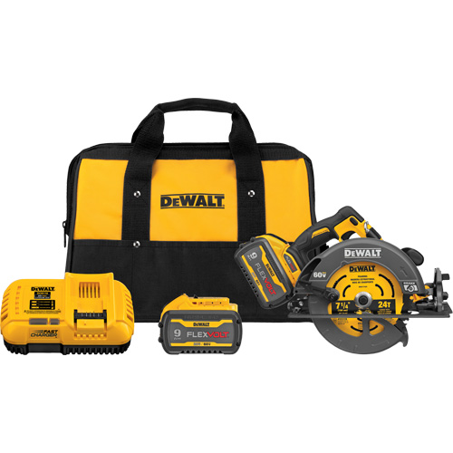 Flexvolt&reg; Max** Cordless Circular Saw with Electric Brake Kit, 7-1/4", 60 V MAS Chibougamau