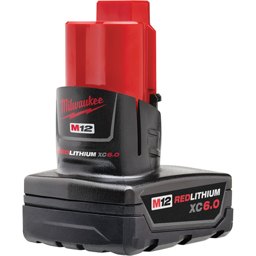 M12 Redlithium XC6.0 Battery, Lithium-Ion, 12 V, 6 Ah MAS Chibougamau