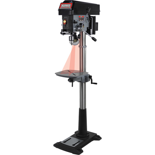 Perceuse &agrave; colonne &agrave; vitesse variable, 15", Mandrin 5/8", 3300 tr/min MAS Chibougamau