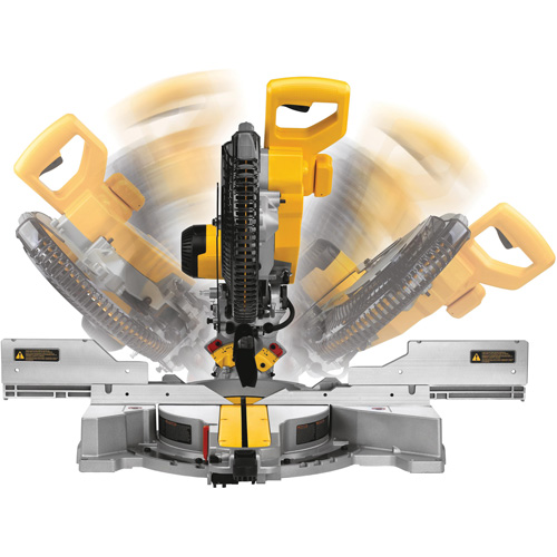Double-Bevel Sliding Compound Mitre Saw, 12", 15 A, 120 V MAS Chibougamau