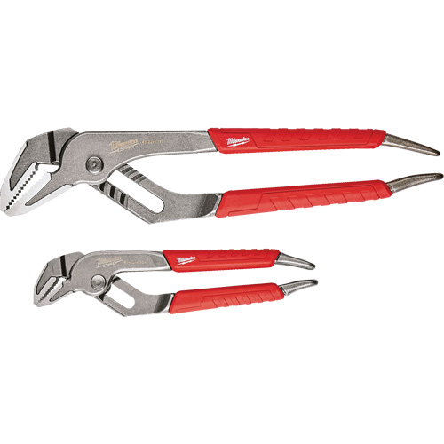 6" & 10" Comfort Grip Straight Jaw Pliers Set, 2 Pieces MAS Chibougamau