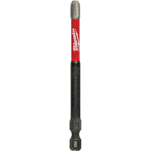 Embout de tournevis Shockwave Impact Duty, Phillips, Embout #3, Prise 1/4", Longueur 3-1/2" MAS Chibougamau