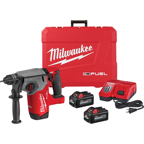 Trousse de perceuse &agrave; percussion avec moteur sans balai, AWS et AFT Max XGT, 18 V, 1", 2 lb-pi., 1330 tr/min MAS Chibougamau