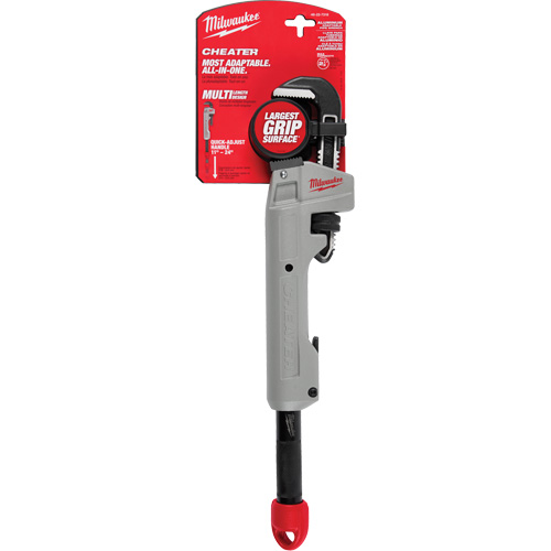 Cl&eacute; &agrave; tuyau adaptable Cheater, Cap des m&acirc;choires 2-1/2", Longueur 18"/11"/24" MAS Chibougamau