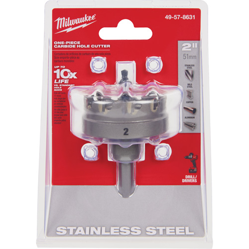 Scies-cloches au carbure monobloc, 2", Profondeur de la coupe de 3/16" MAS Chibougamau