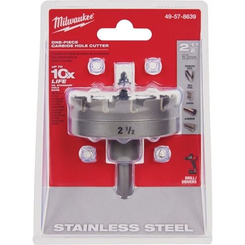 Scies-cloches au carbure monobloc, 2-1/2", Profondeur de la coupe de 3/16" MAS Chibougamau