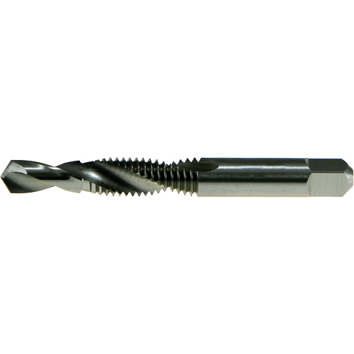 Taraud et foret combin&eacute; DRILLCO, 1/4-28, Acier rapide MAS Chibougamau
