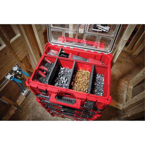 Packout Deep Organizer, 15-1/5" x 19-7/10" x 7", Red MAS Chibougamau