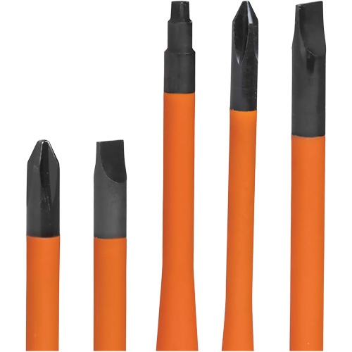 Slim-Tip Insulated Screwdriver Set, 1000 V, 6 Pcs MAS Chibougamau