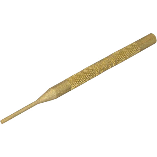 Brass Pin Punch, 3/32" Dia. x 4" L MAS Chibougamau