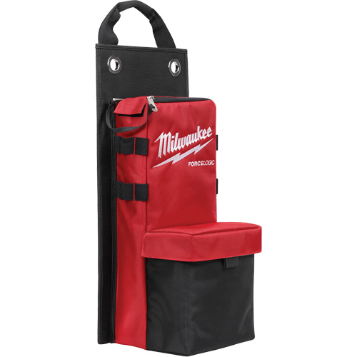 Sac pour sertisseur/coupe-c&acirc;bles polyvalent, Nylon, 2 pochettes, Noir/Rouge MAS Chibougamau