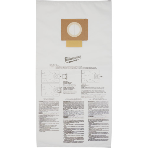 Fleece Dust Bags, 9 US gal. MAS Chibougamau