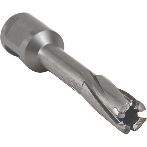 Outil de coupe annulaire avec mandrin soud&eacute;, Diam&egrave;tre de 12 mm, Carbure, Profondeur de la coupe de 55 mm, Tige 3/4" MAS Chibougamau