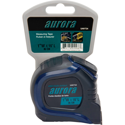 Tape Measure, 1" x 16', Imperial & Metric Graduations MAS Chibougamau