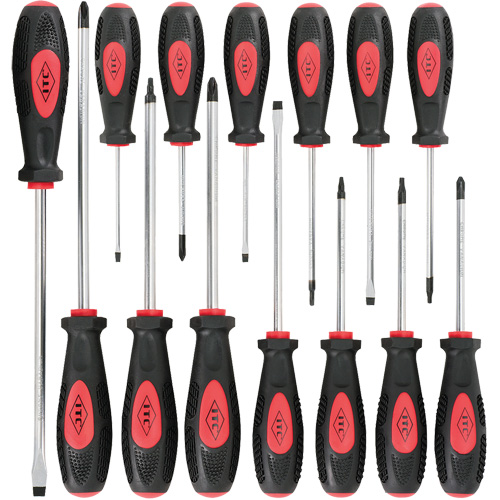 IESD-14S Ergonomic Screwdriver Set, 14 Pcs., Magnetic MAS Chibougamau