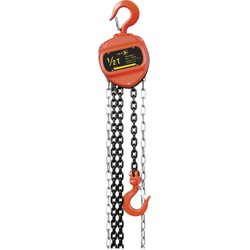VCH Series Chain Hoist, 20' Lift, 2200 lbs. (1 tons) Capacity, Heat-Treated Alloy Steel Chain MAS Chibougamau