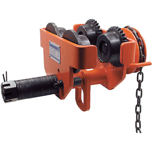 SGT Series Heavy-Duty Geared Trolley, 10000 lbs. (5 tons) Capacity, 4-1/2" - 8-1/32" MAS Chibougamau