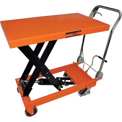 SLC-1100 SLC Series Hydraulic Scissor Lift Cart, 39" L x 21" W, 1100 lbs. Cap. MAS Chibougamau