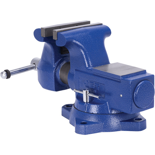 JBTV-6 Heavy-Duty Round Channel Bench Vise, 6-1/2" Jaw Width, 4" Throat Depth MAS Chibougamau
