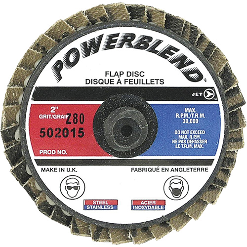 Disque &agrave; feuillets PowerBlend Roll-On, 2" x Type R, Grain Z80 MAS Chibougamau