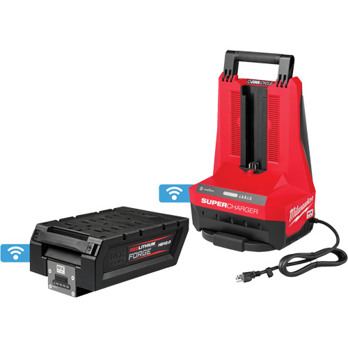 Ensemble bloc-pile HD12.0 MX Fuel RedLithium Forge et super chargeur MAS Chibougamau