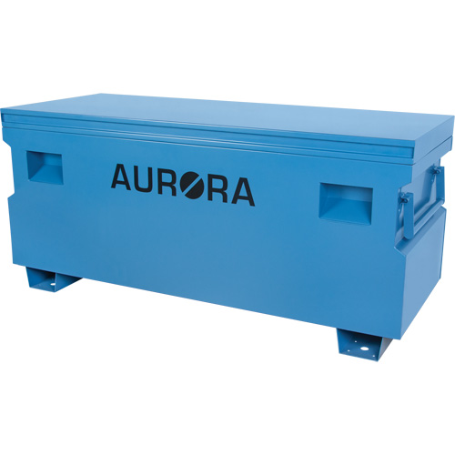Jobsite Tool Box, 60" x 24" x 27-1/2", Steel, Blue MAS Chibougamau
