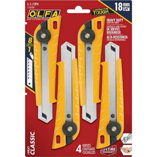 MXP-L Ratchet Knife with Die-Cast  Handle, 18 mm MAS Chibougamau