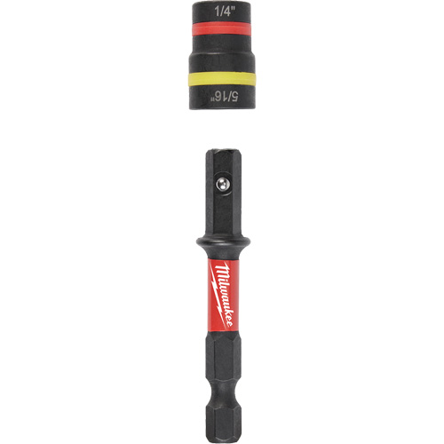 Tourne-&eacute;crou 2-en-1 Shockwave Impact Duty Quik-Clear, 5/16"/1/4" prise, 2-1/4" lo, Magn&eacute;tique MAS Chibougamau