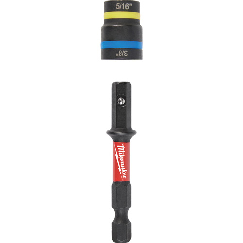 Tourne-&eacute;crous 2-en-1 Shockwave Impact Duty Quik-Clear, 5/16"/3/8" prise, 2-1/2" lo, Magn&eacute;tique MAS Chibougamau
