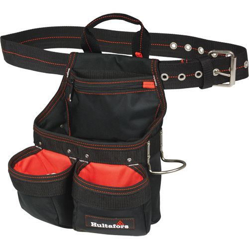 Sac &agrave; clous et outils de charpentier, Polyester balistique, Noir MAS Chibougamau