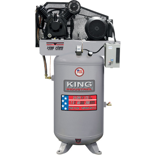 Compresseur d'air biphas&eacute;, 80 gal. (96 gal. US) MAS Chibougamau
