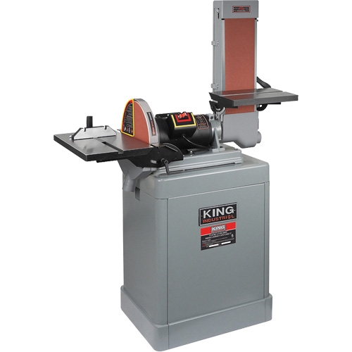 Belt & Disc Sander, 6" W x 48" L Belt, 12" Disk MAS Chibougamau