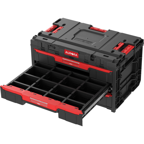 Arx&reg; 3-Drawer Toolbox, 23-1/10" x 15" x 13-2/5", Black MAS Chibougamau