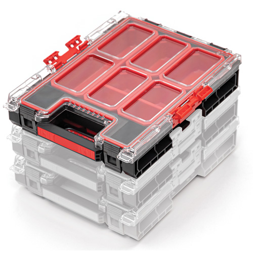 Organisateur moyen avec bacs Arx, 10-3/10" x 14-3/10" x 3", Noir MAS Chibougamau