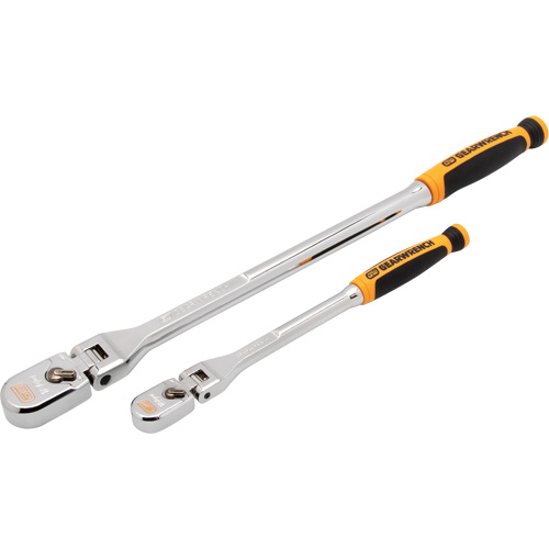 1/4" & 3/8" Drive 120XP Dual Material Flex Handle Teardrop Ratchet Set MAS Chibougamau