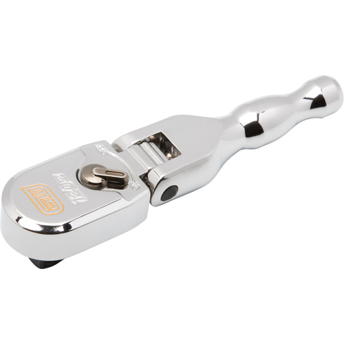 120XP Full Polish Chrome Stubby Flex Head Teardrop Ratchet MAS Chibougamau