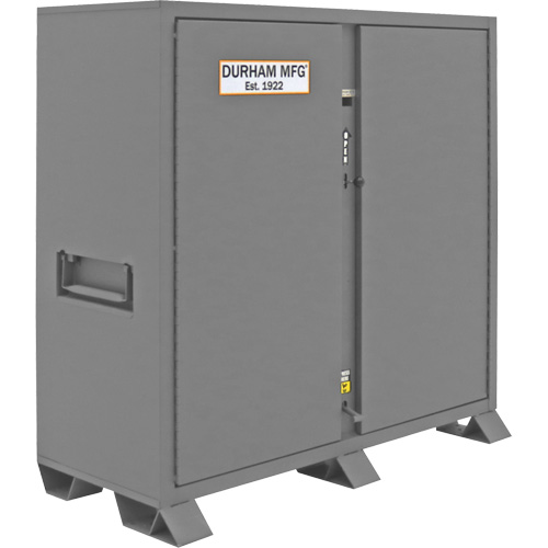 Jobsite Storage Cabinet, Steel, 47.5 Cubic Feet, Grey MAS Chibougamau
