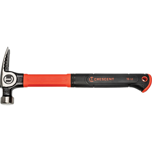 General Purpose Hammer, 16 oz., Fibreglass/Cushion Handle, 14" L MAS Chibougamau