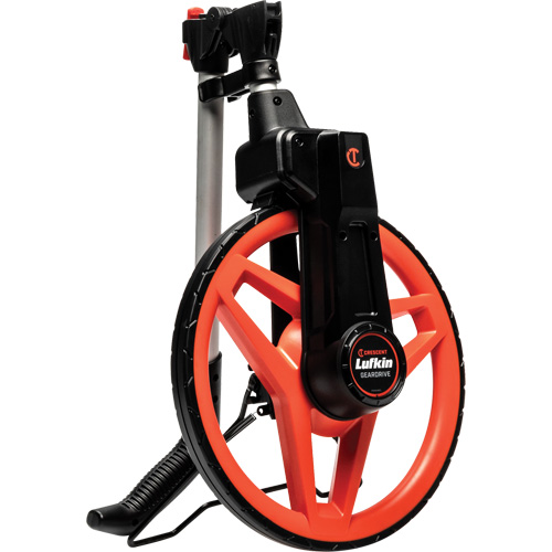 Roue d'arpentage SAE professionnelle Centerline, 12"/30.48 cm, Gamme de 10 000', Pieds MAS Chibougamau
