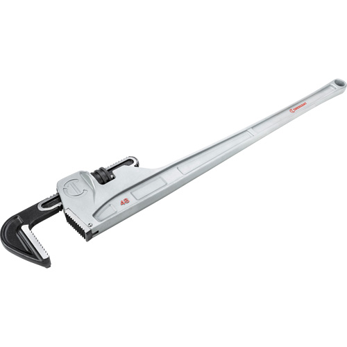 Cl&eacute; &agrave; tuyaux, Cap des m&acirc;choires 6", Longueur 48", Fini Rev&ecirc;tement en poudre, Prise Non-ergonomique MAS Chibougamau